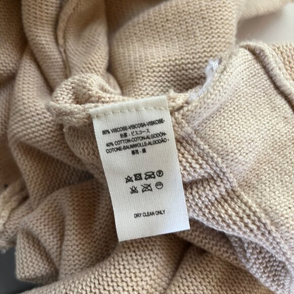 Jen's Pirate Booty Size M/L Beige Knit Jumpsuit Pockets Long Sleeve - Picture 13 of 13